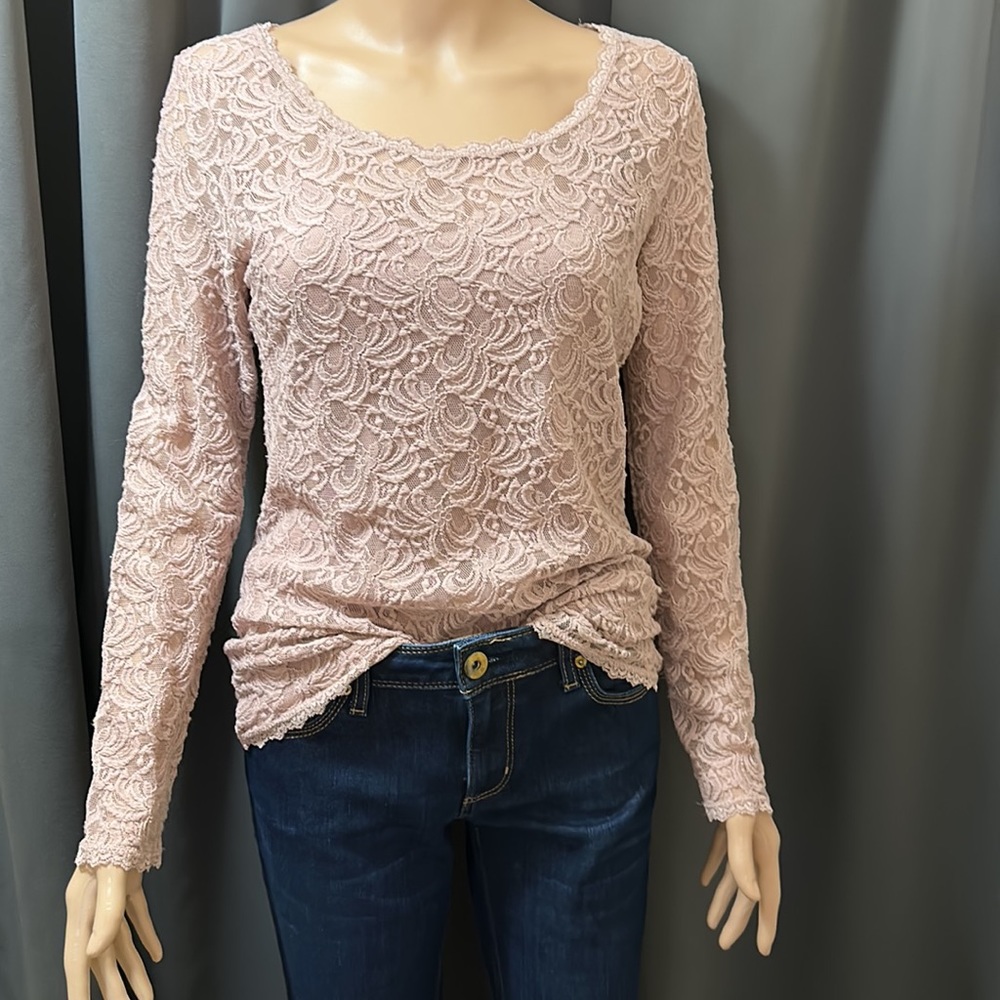 Apt. 9 Lace Top and Cami. Mauve or Rose Colored. Size Medium.